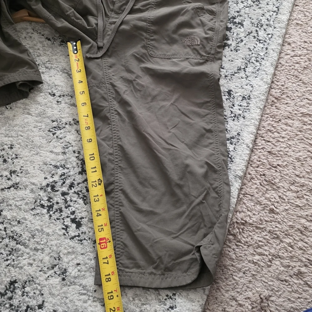 The North Face Active Outdoor Pants Over Capri Womens 10 Brown Granola Hiking